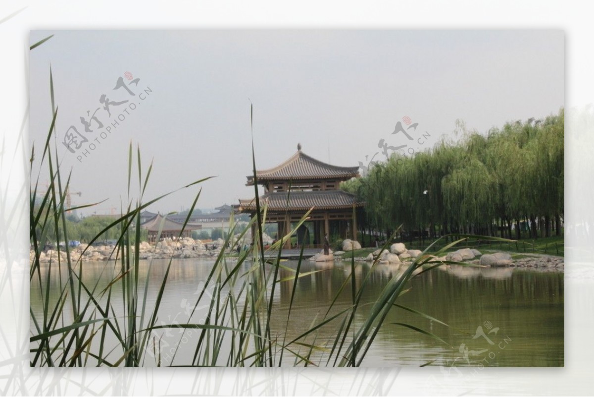 西安南湖风景图片