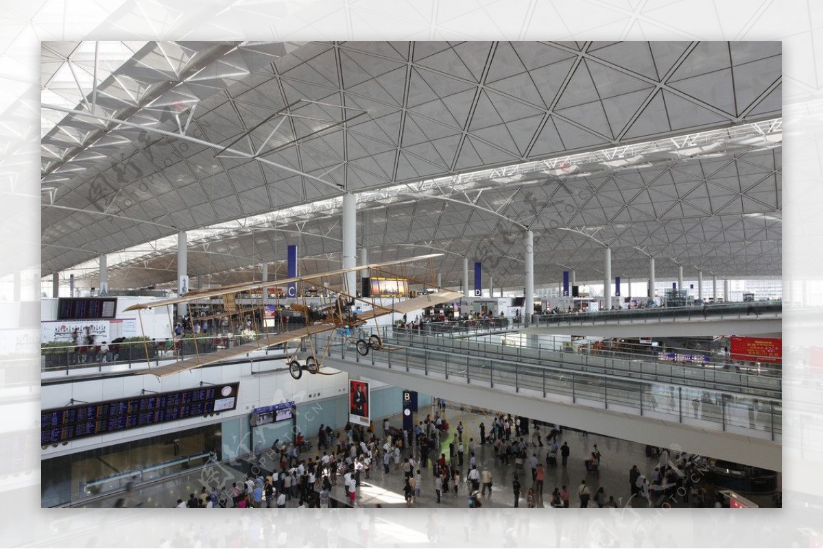 香港启德机场图片