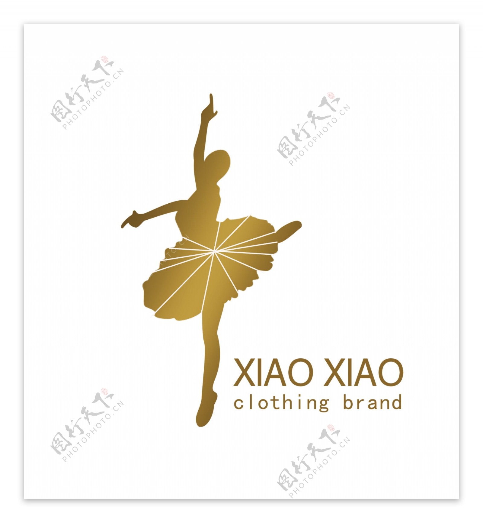 芭蕾舞蹈服装标志图片