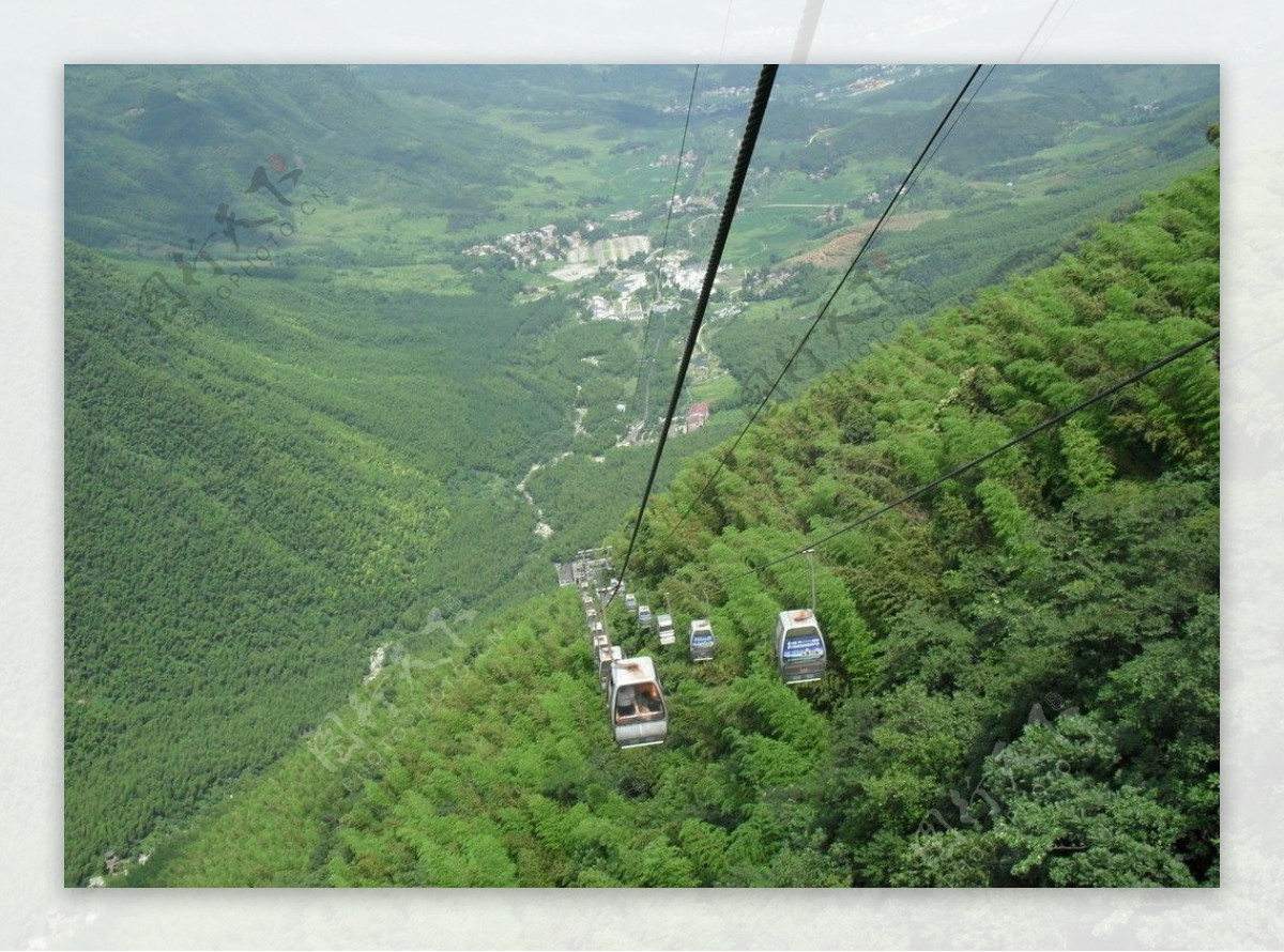 高山缆车图片