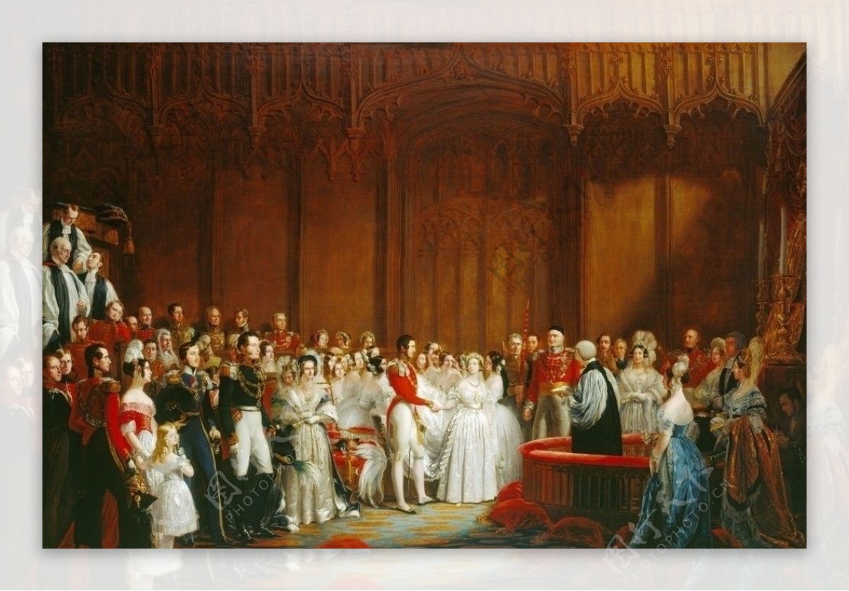 维多利亚女王的婚礼图片