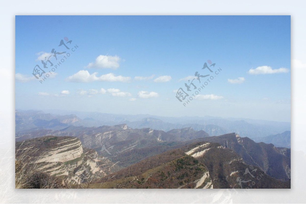 太行山山顶景色图片
