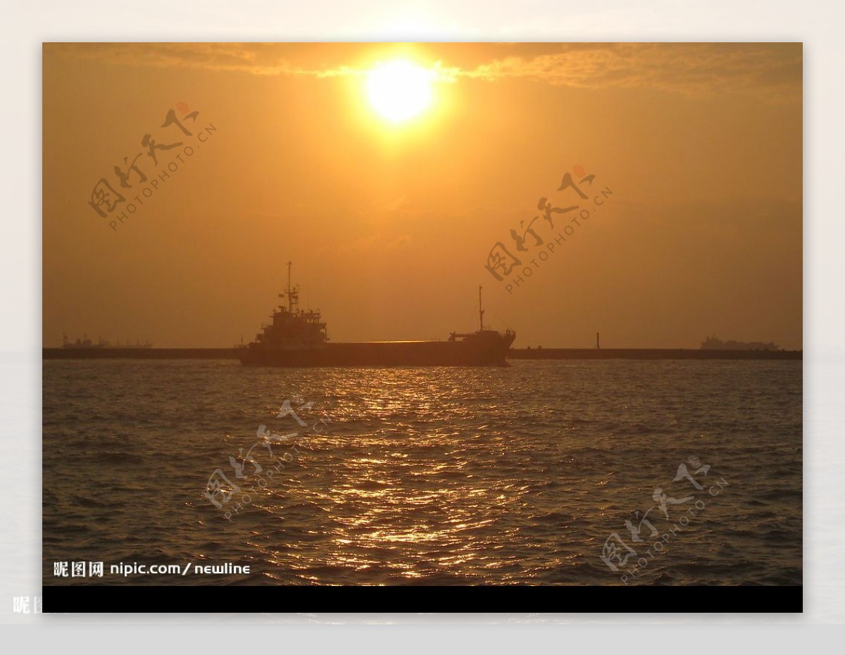 西子灣的夕陽图片