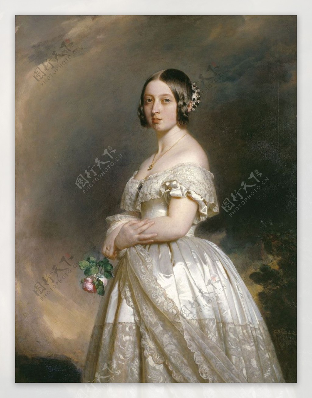 年轻时的维多利亚女王图片
