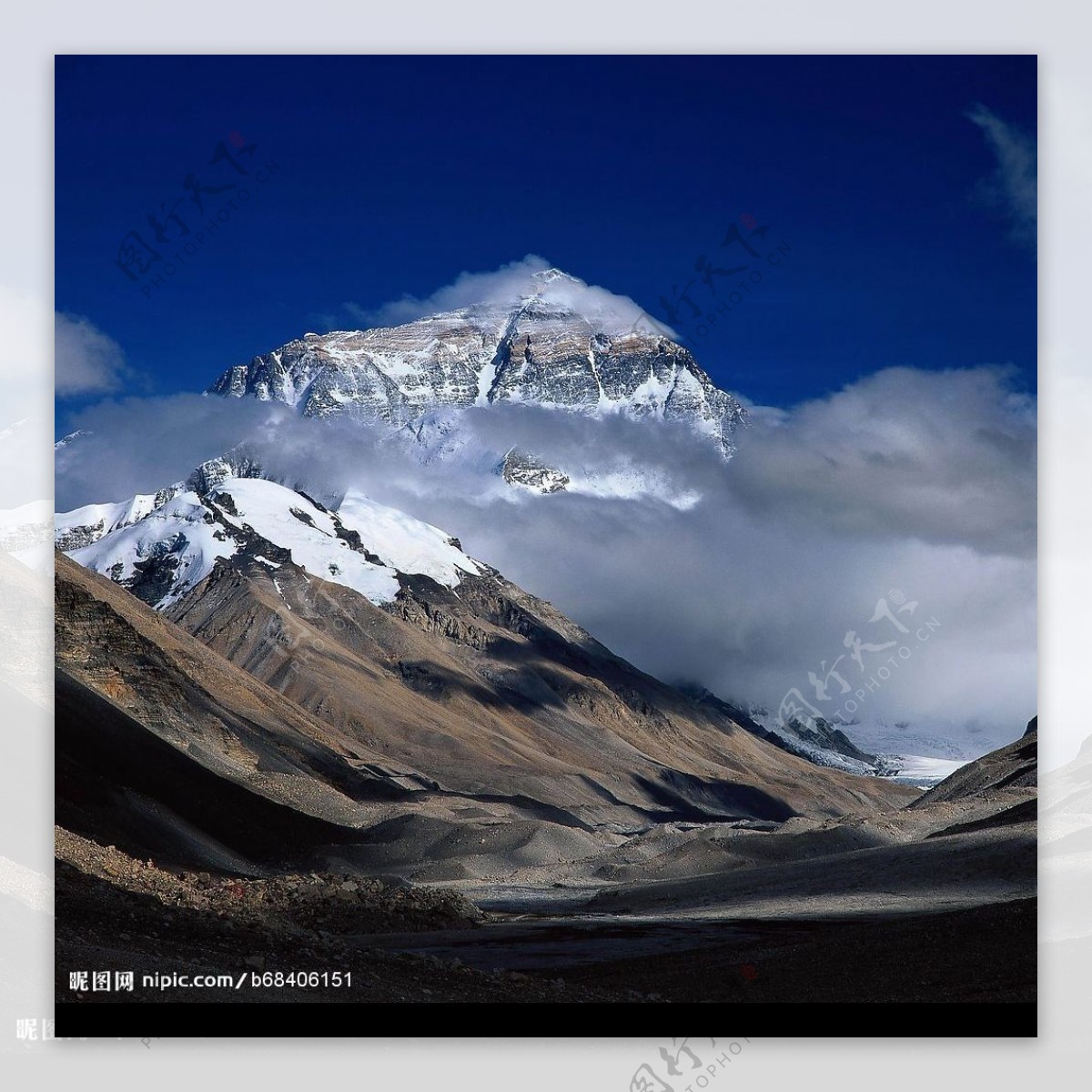 冬景迷人大山风雪图片