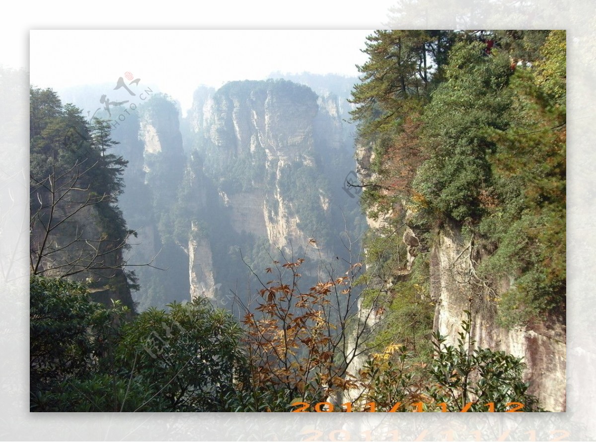 张家界山景图片