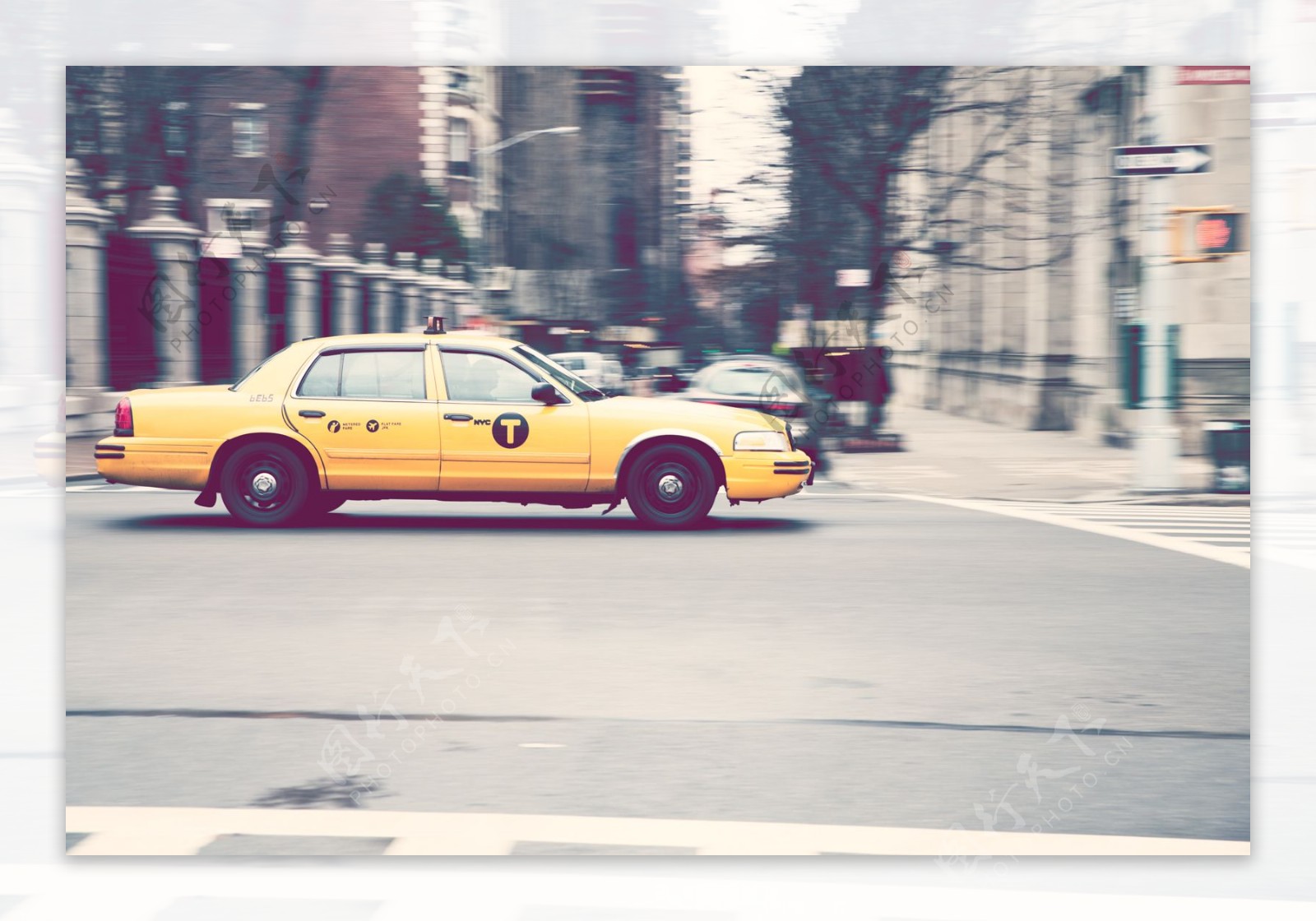 纽约的出租车图片