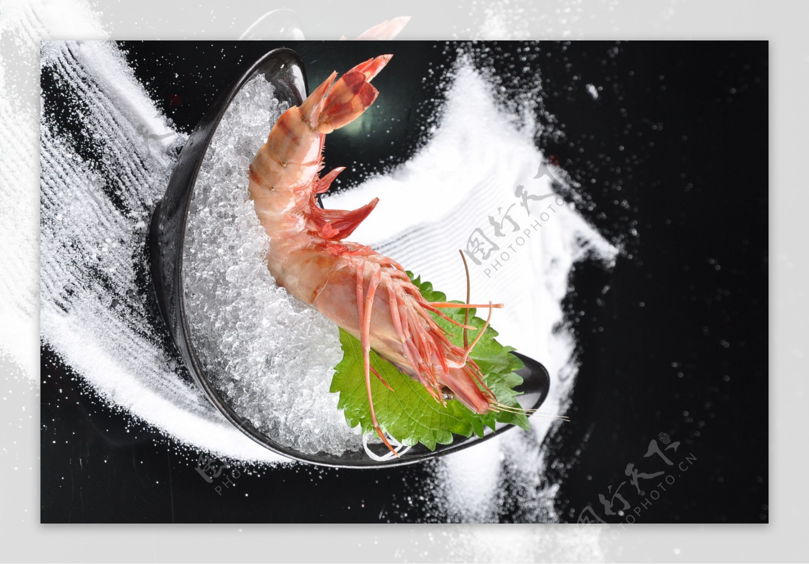 大甜虾刺身图片
