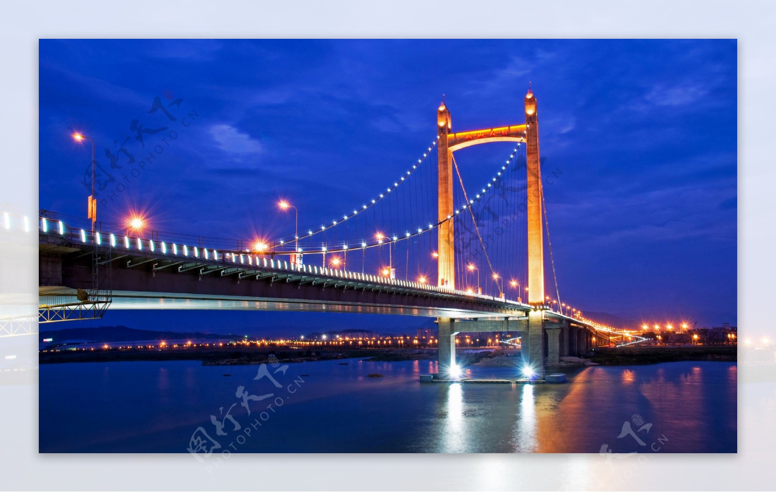 福州鼓山大桥夜景图片