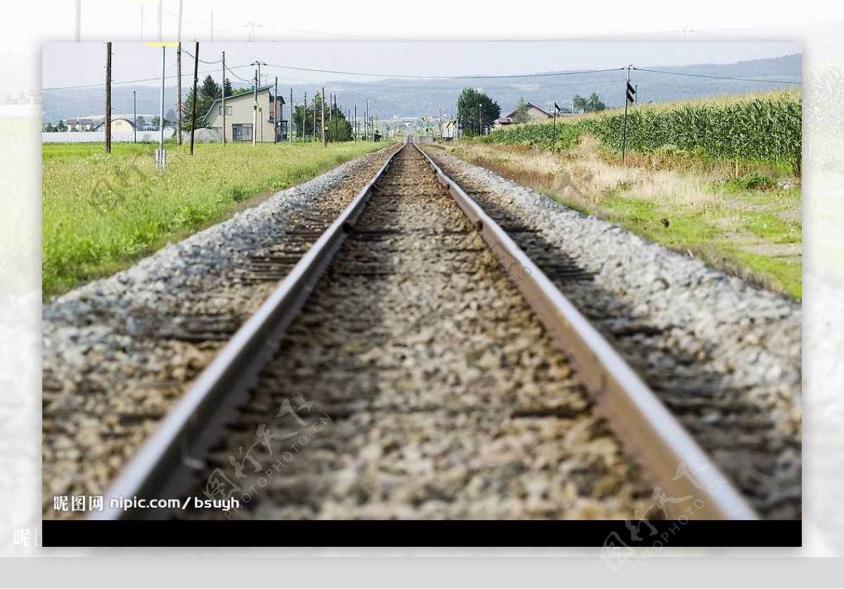 日本北海道富良野的铁路图片