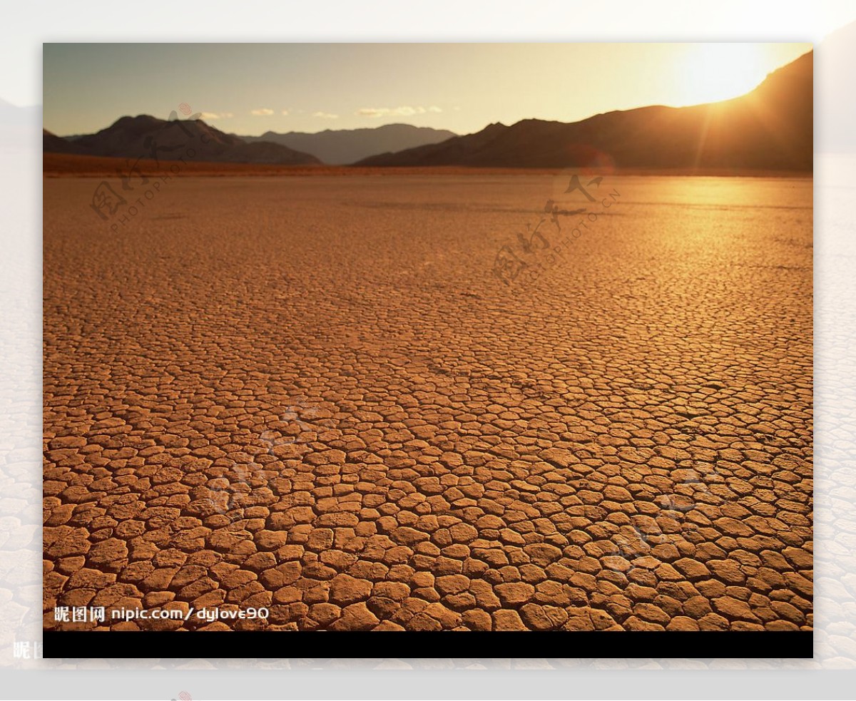 景物素材沙漠荒丘图片