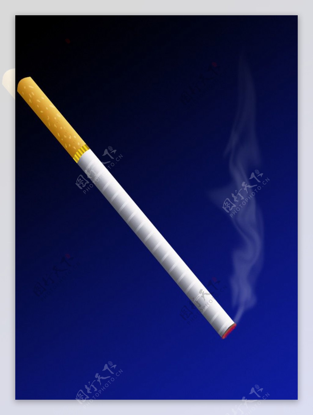 点燃的香烟图片