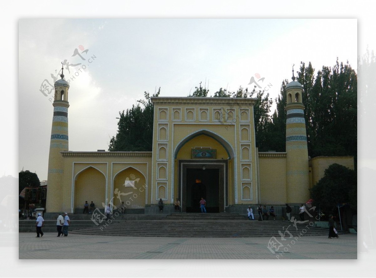 喀什艾提尕尔清真寺图片