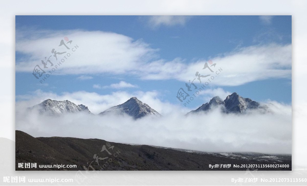 山峦美景非高清图片