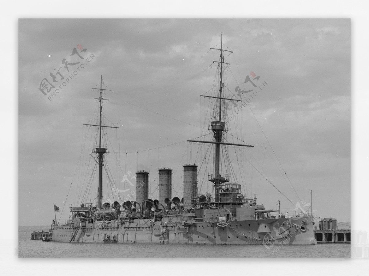 旧日本海军装甲巡洋舰八云号图片