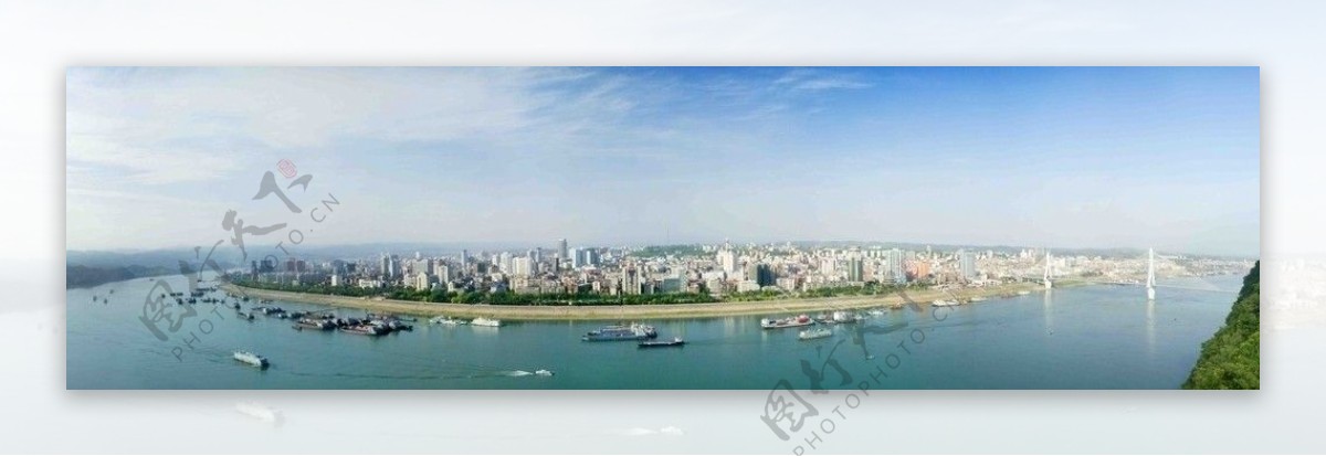 宜昌城区全景图片