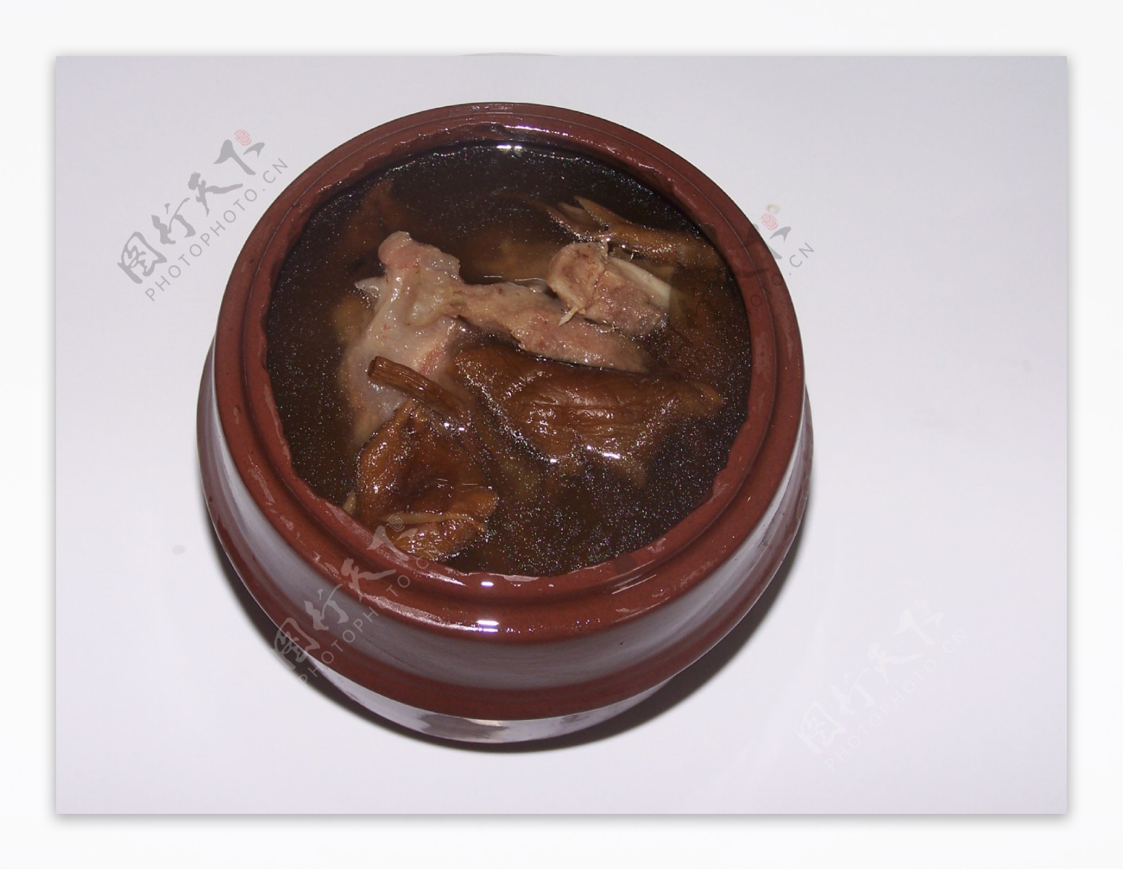 茶树菇炖龙骨图片