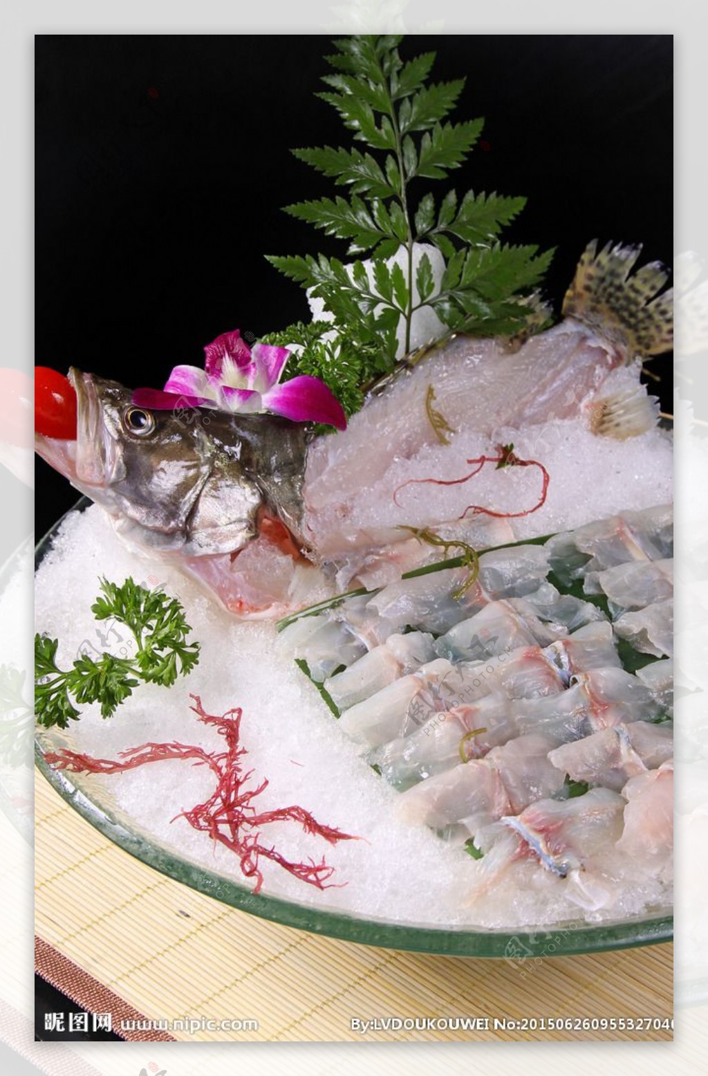 桂鱼刺身图片