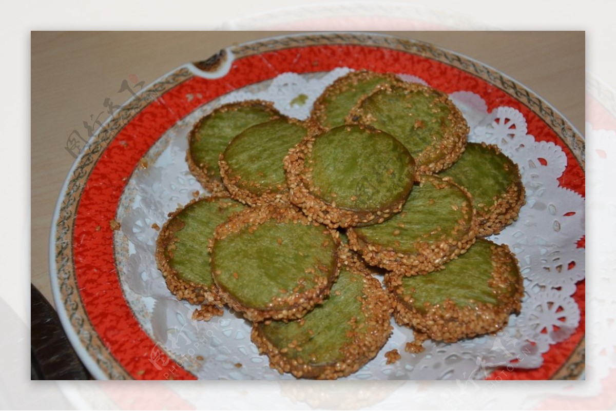 六千馆绿茶饼图片