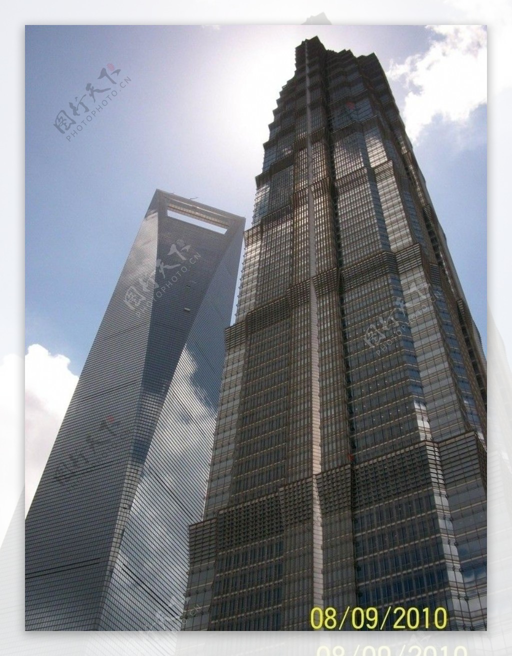 上海浦东陆家嘴金茂大厦环球金融大厦图片