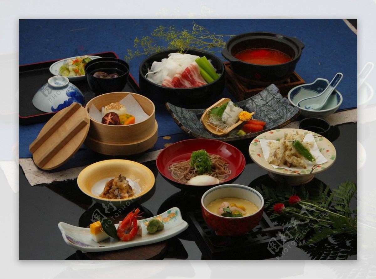 豪华日式料理寿司图片