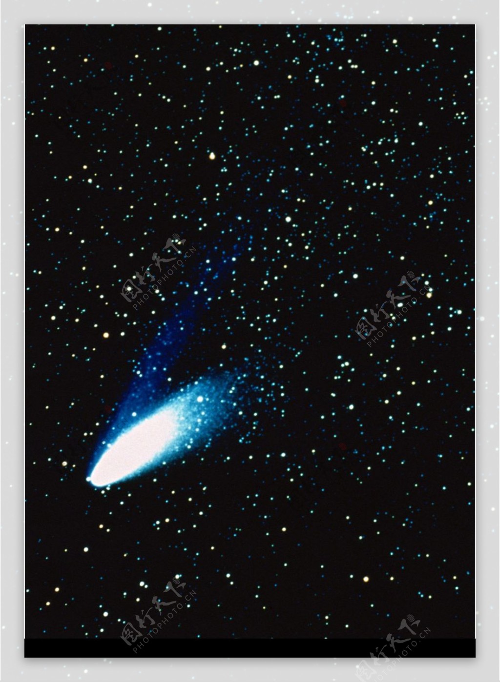 星空彗星图片