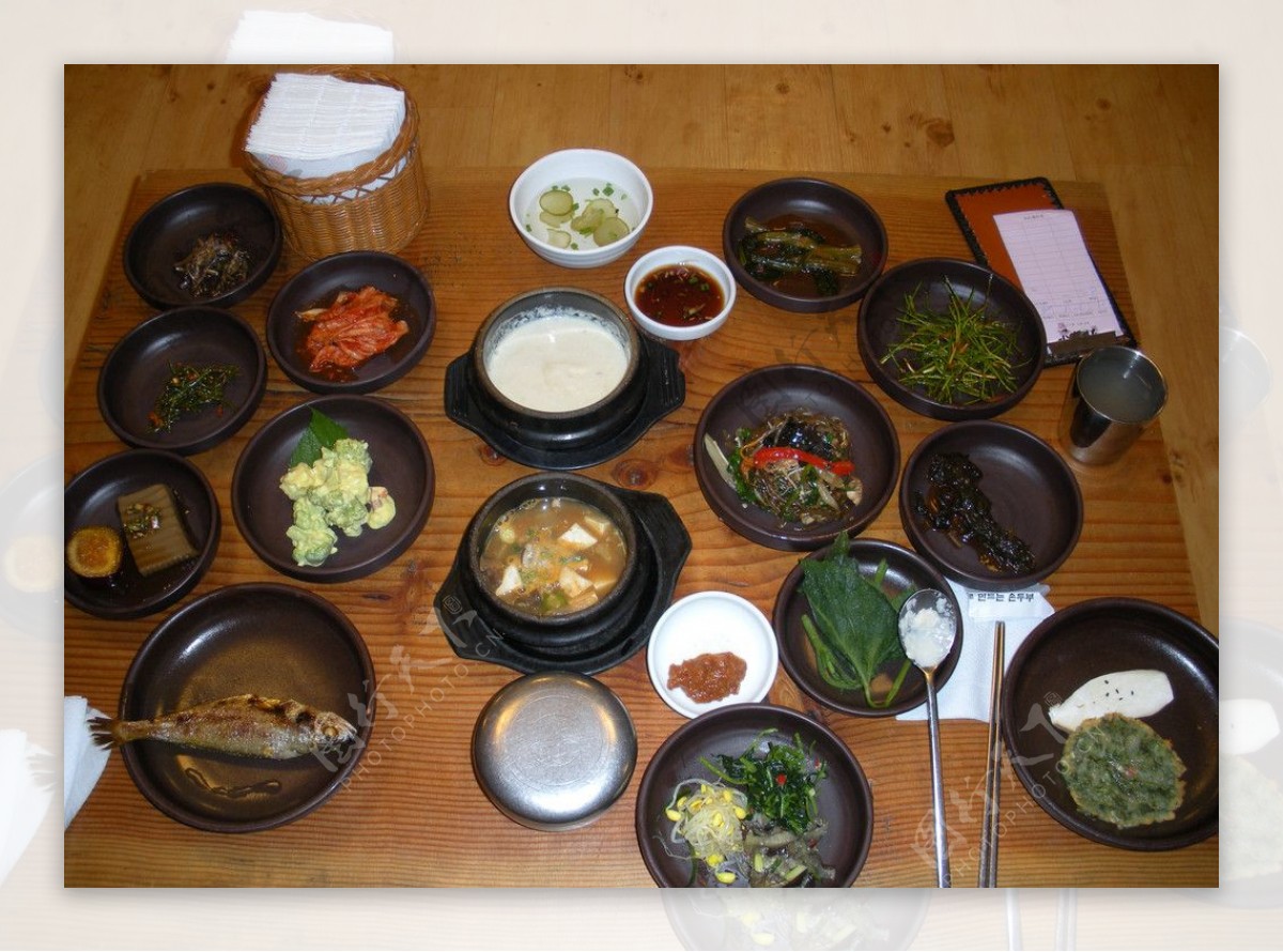 韓式定食图片