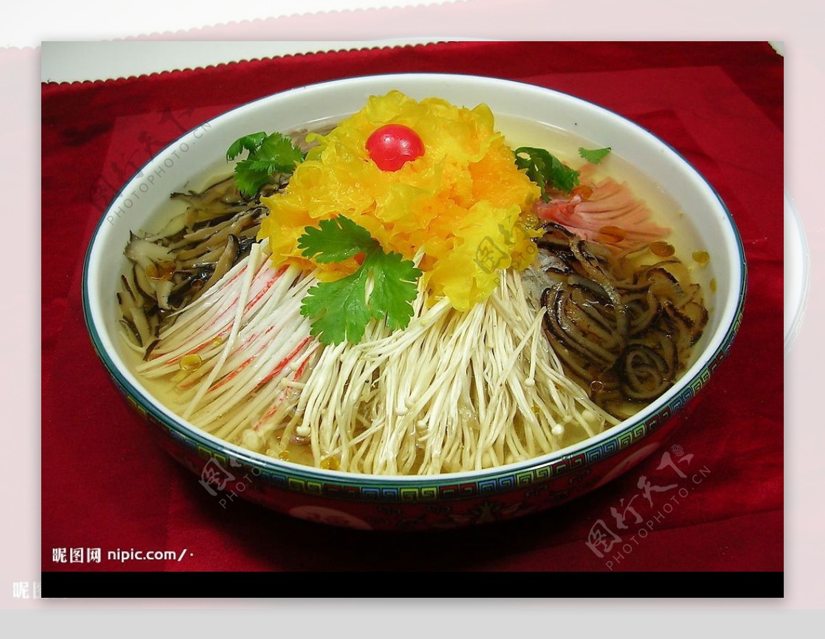 牡丹燕菜图片