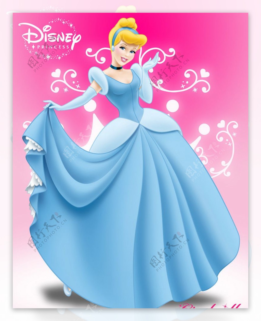 迪士尼水晶鞋公主仙蒂Cinderella2010年B版图片