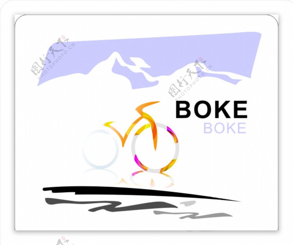 自行车标志图片