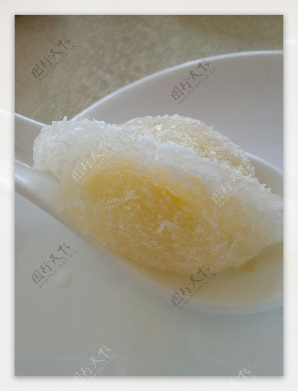 椰丝水晶饺子图片