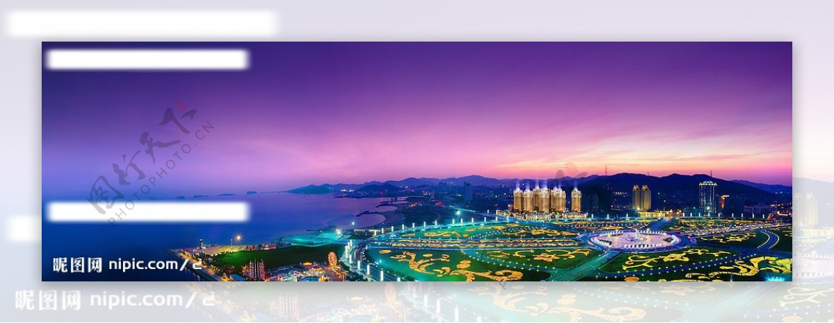 大连星海广场高清夜景图片