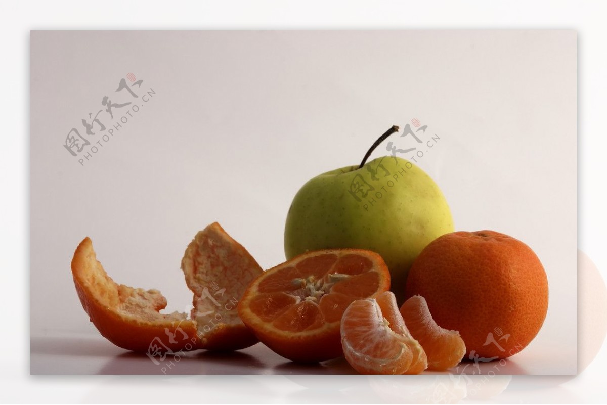 橙子和苹果图片