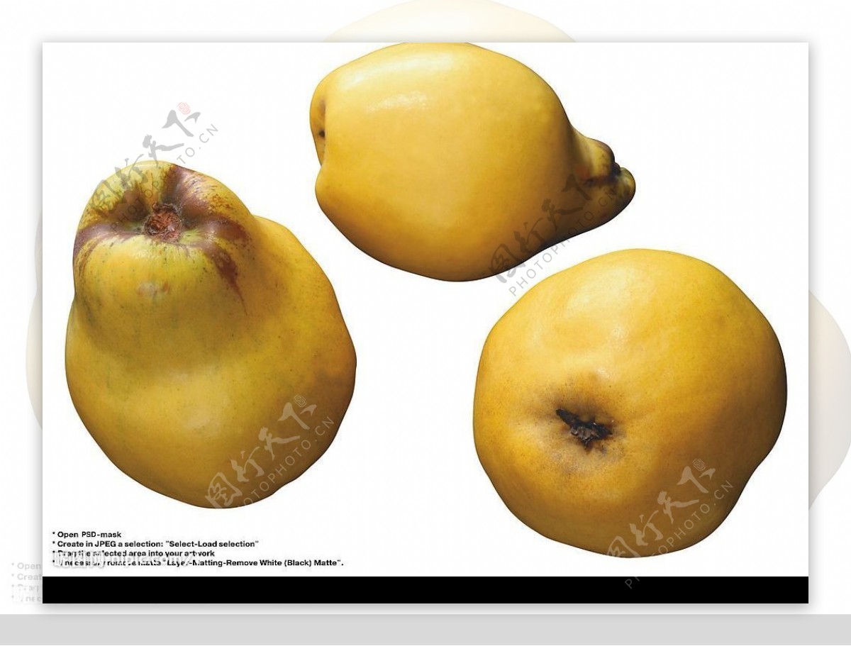 黄色梨子图片