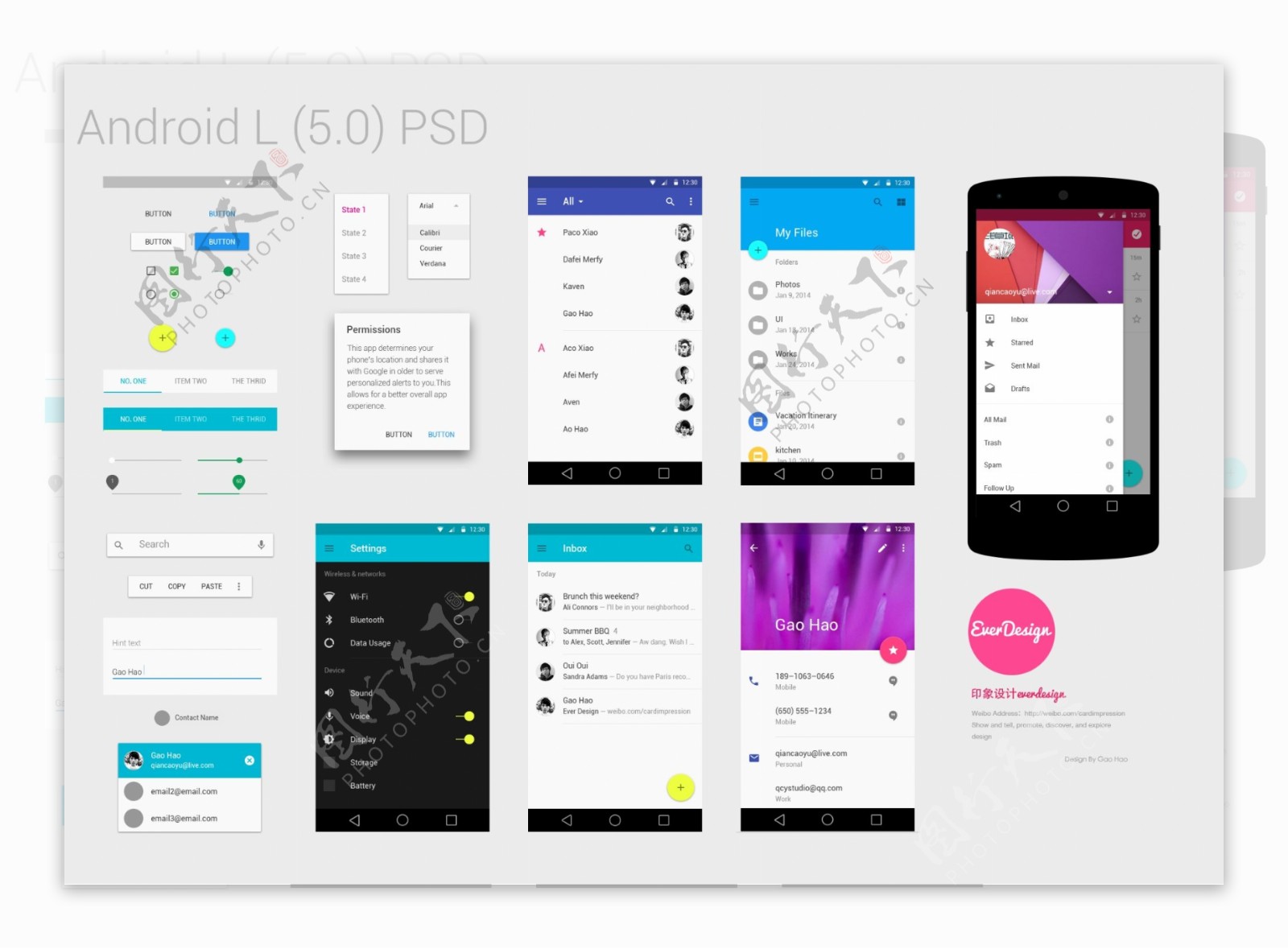 Android5系统界面图片