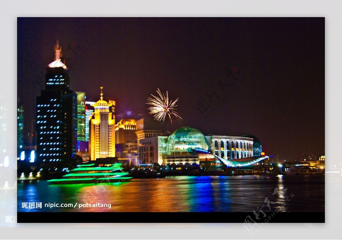上海外灘夜景萬國建築图片