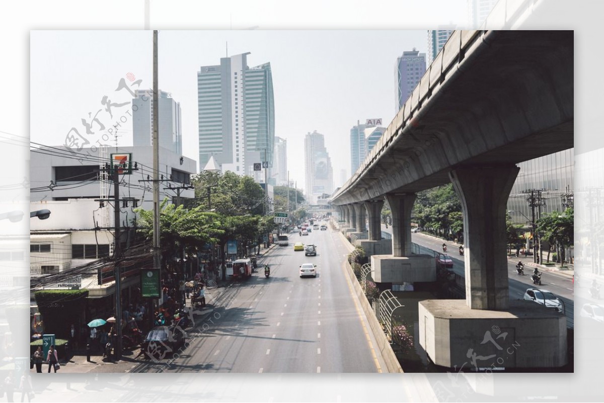 城市高架路图片