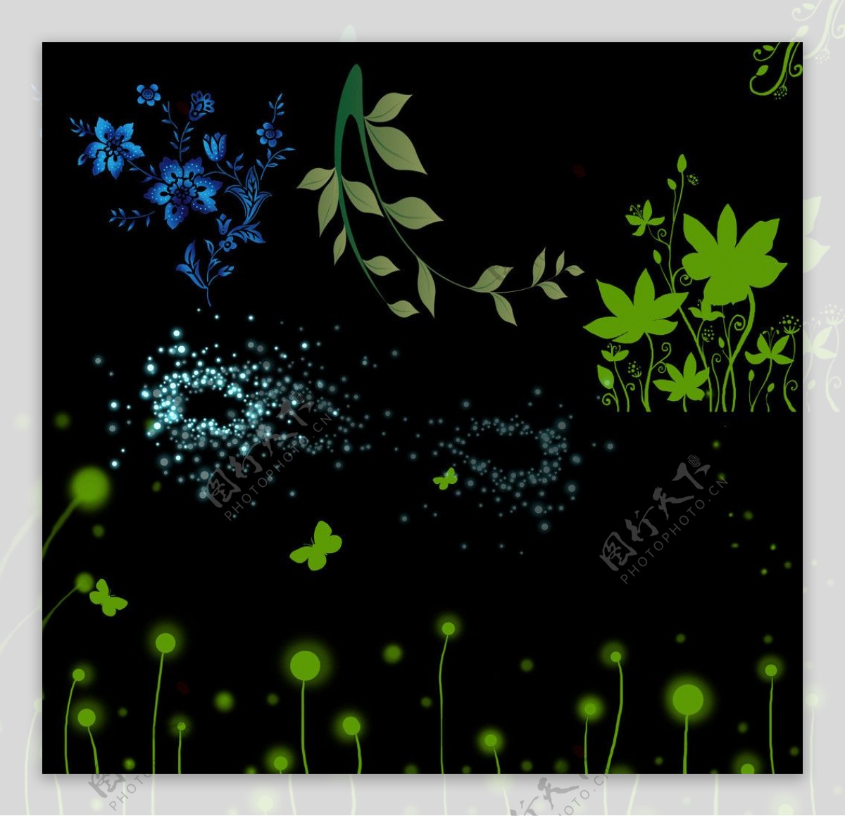 植物花纹集锦图片