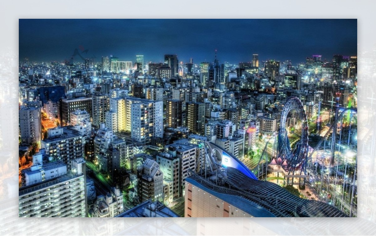 东京夜景俯瞰图片