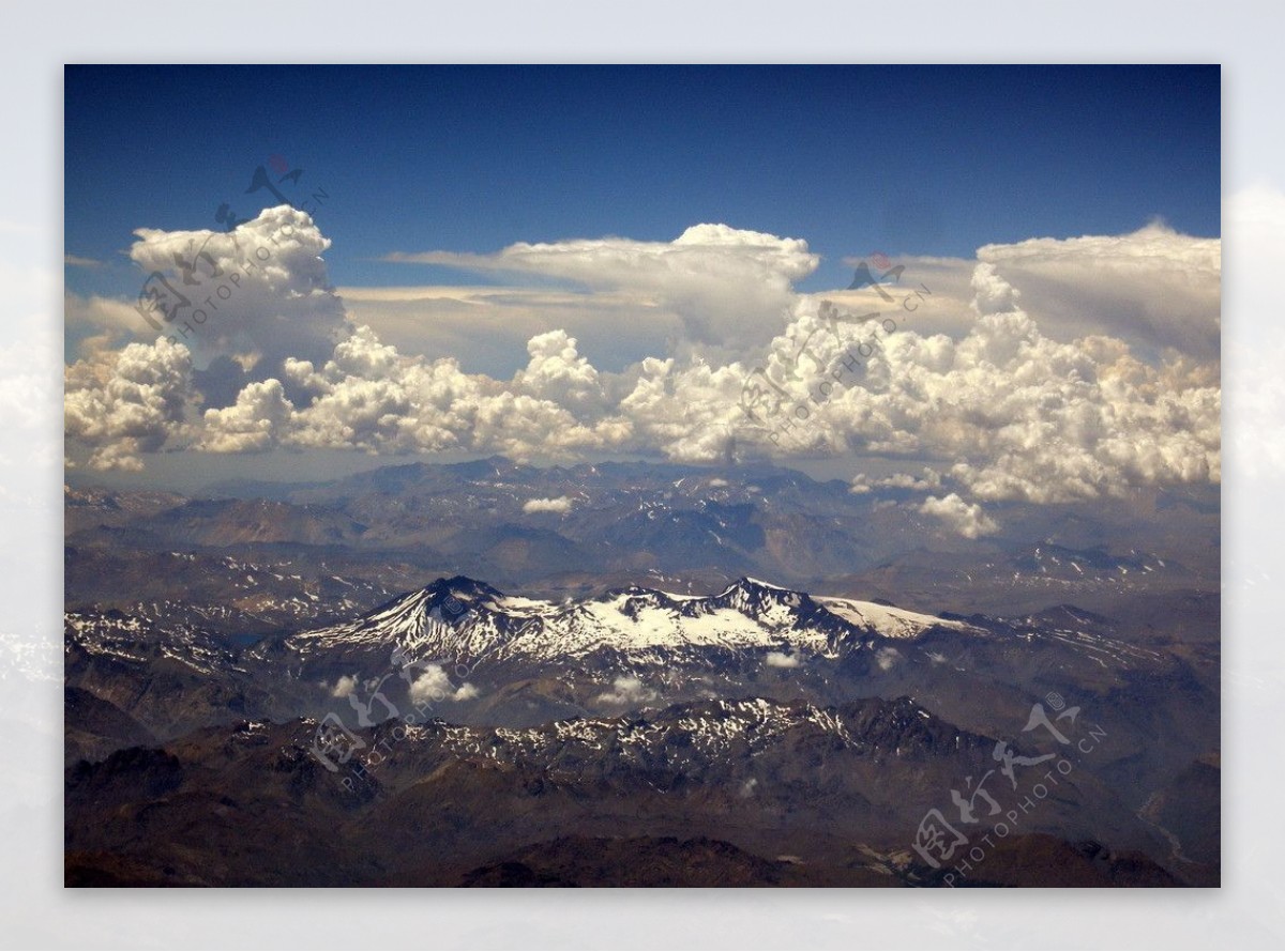 智利安第斯山脉火山图片