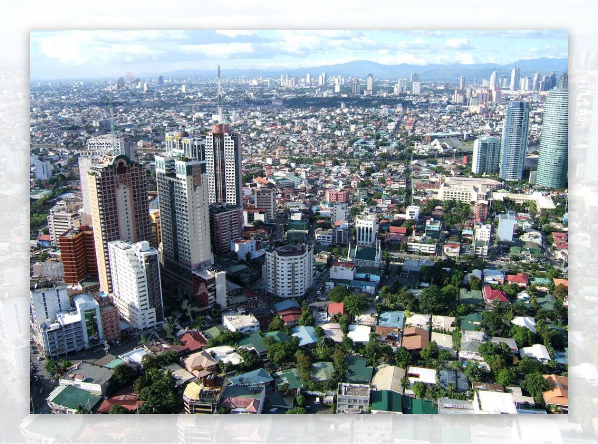 马尼拉市中心俯瞰图片