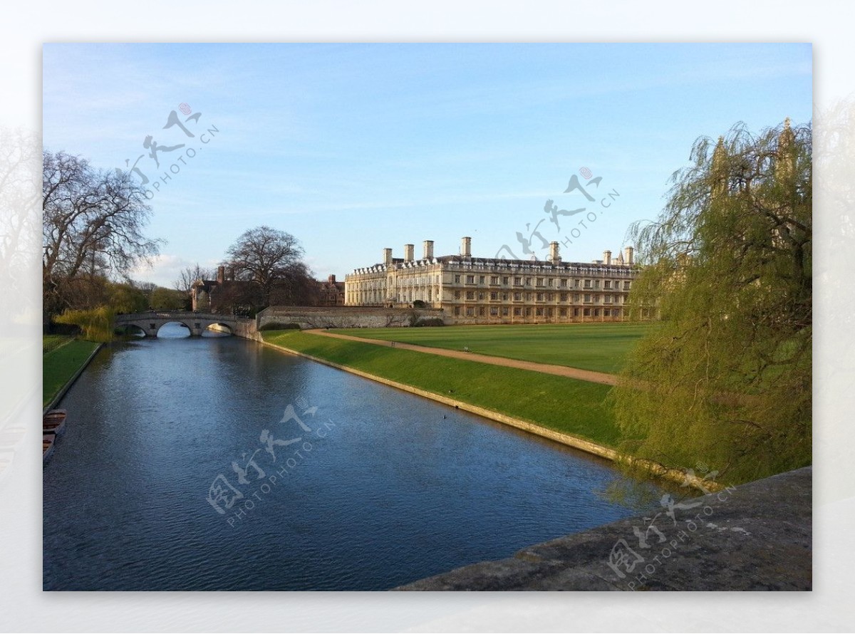剑桥大学康河畔图片