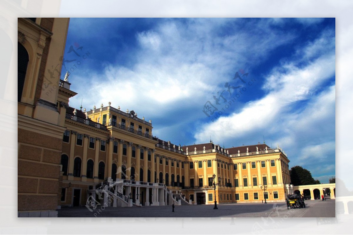 奥地利维也纳美泉宮图片