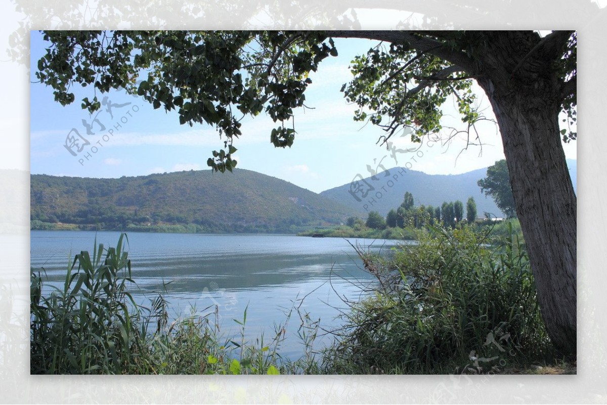 意大利湖景图片