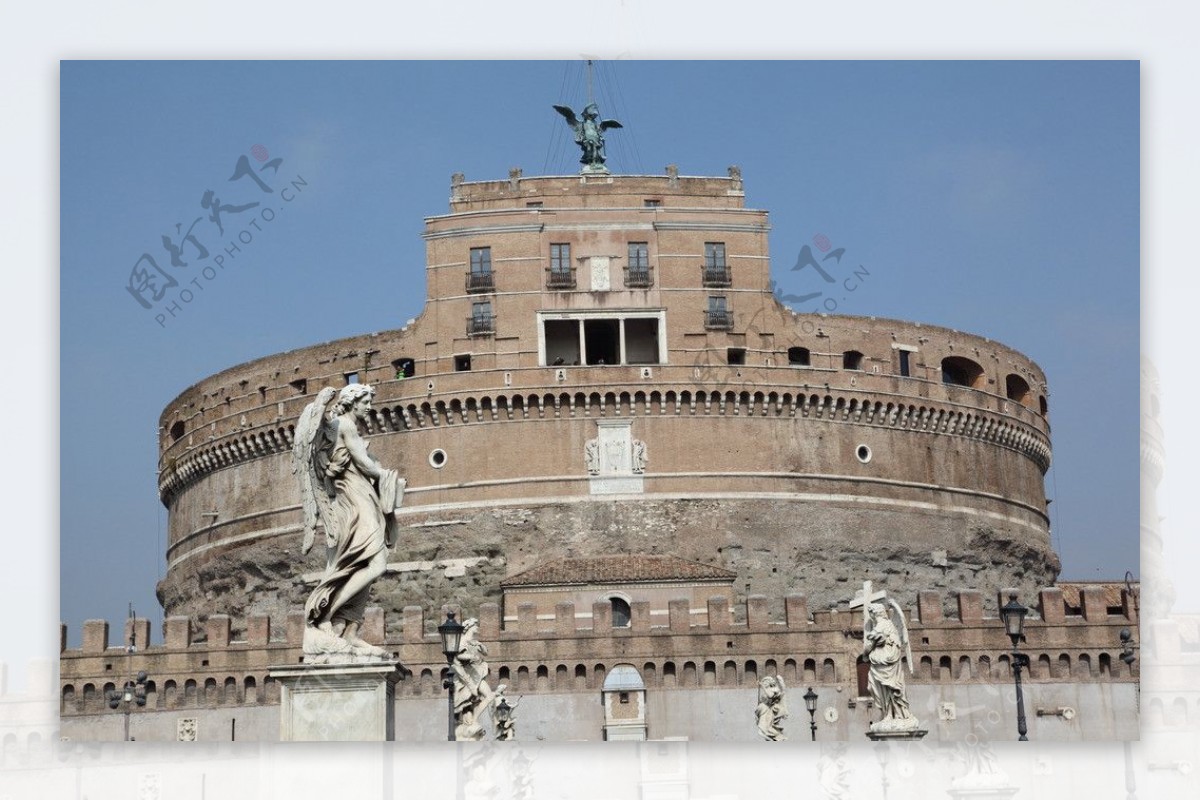 罗马圆形建筑图片