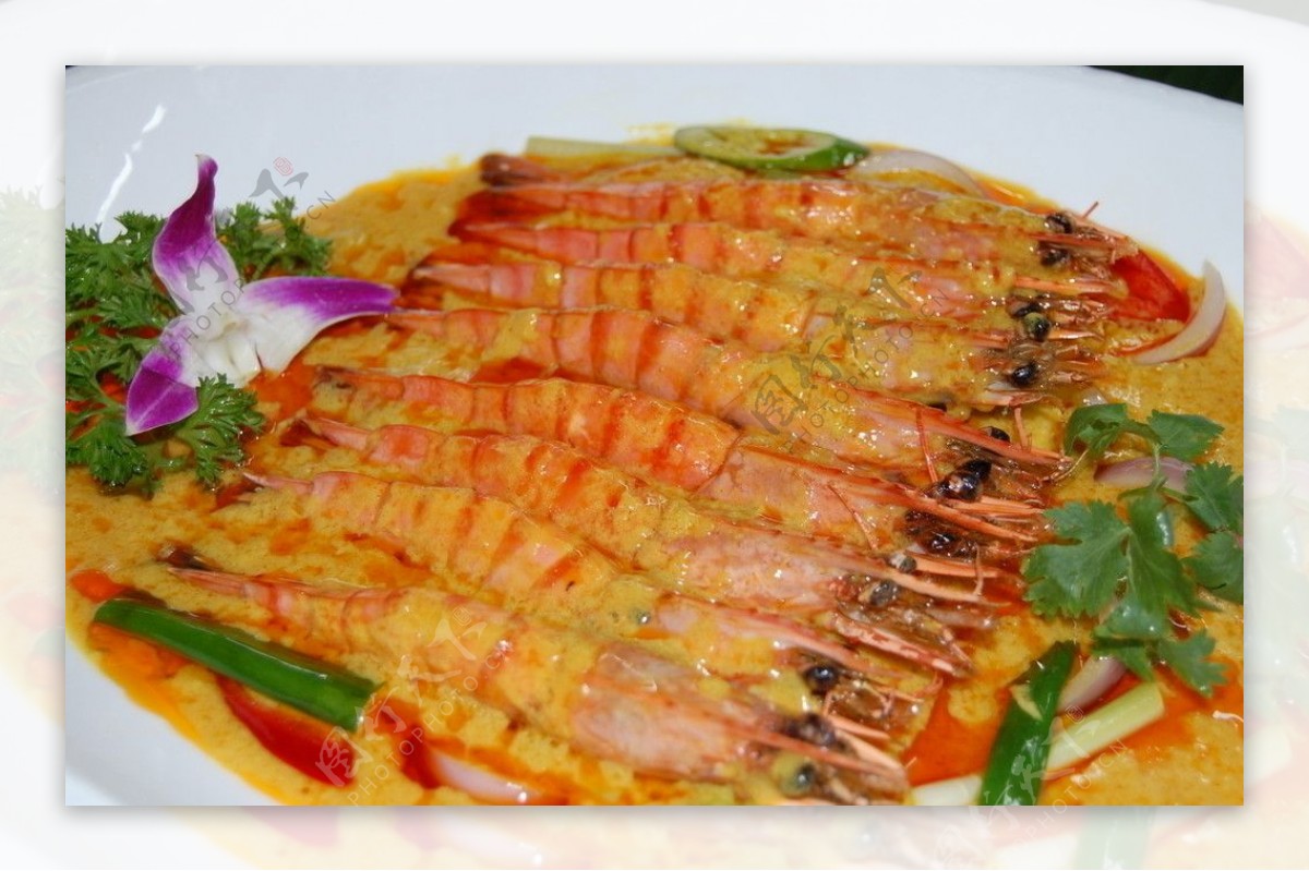 皇牌咖喱虾图片