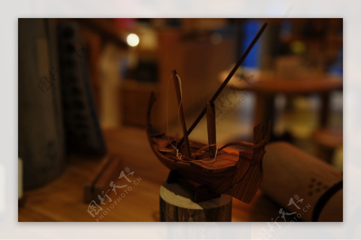 马代拉姆岛渔船工艺品图片