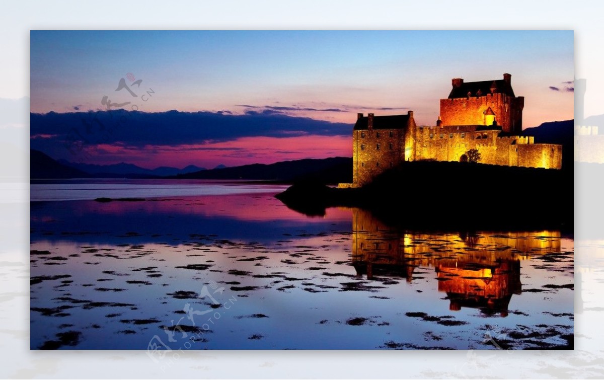 苏格兰古堡图片