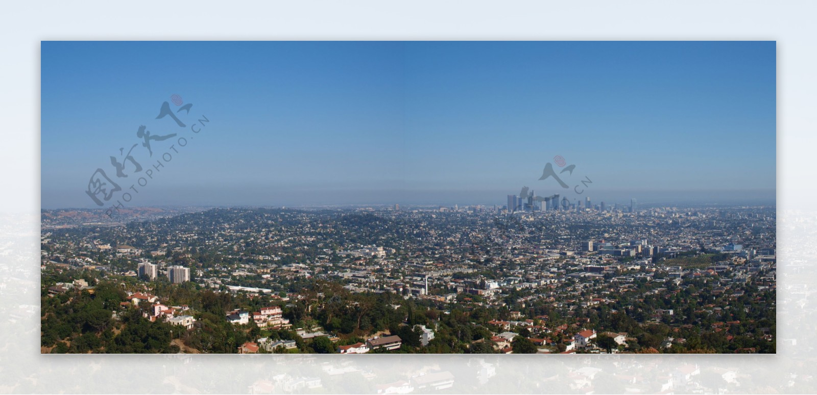 洛杉矶城市宽景图片