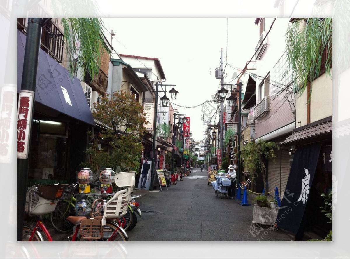 日本城市街道图片